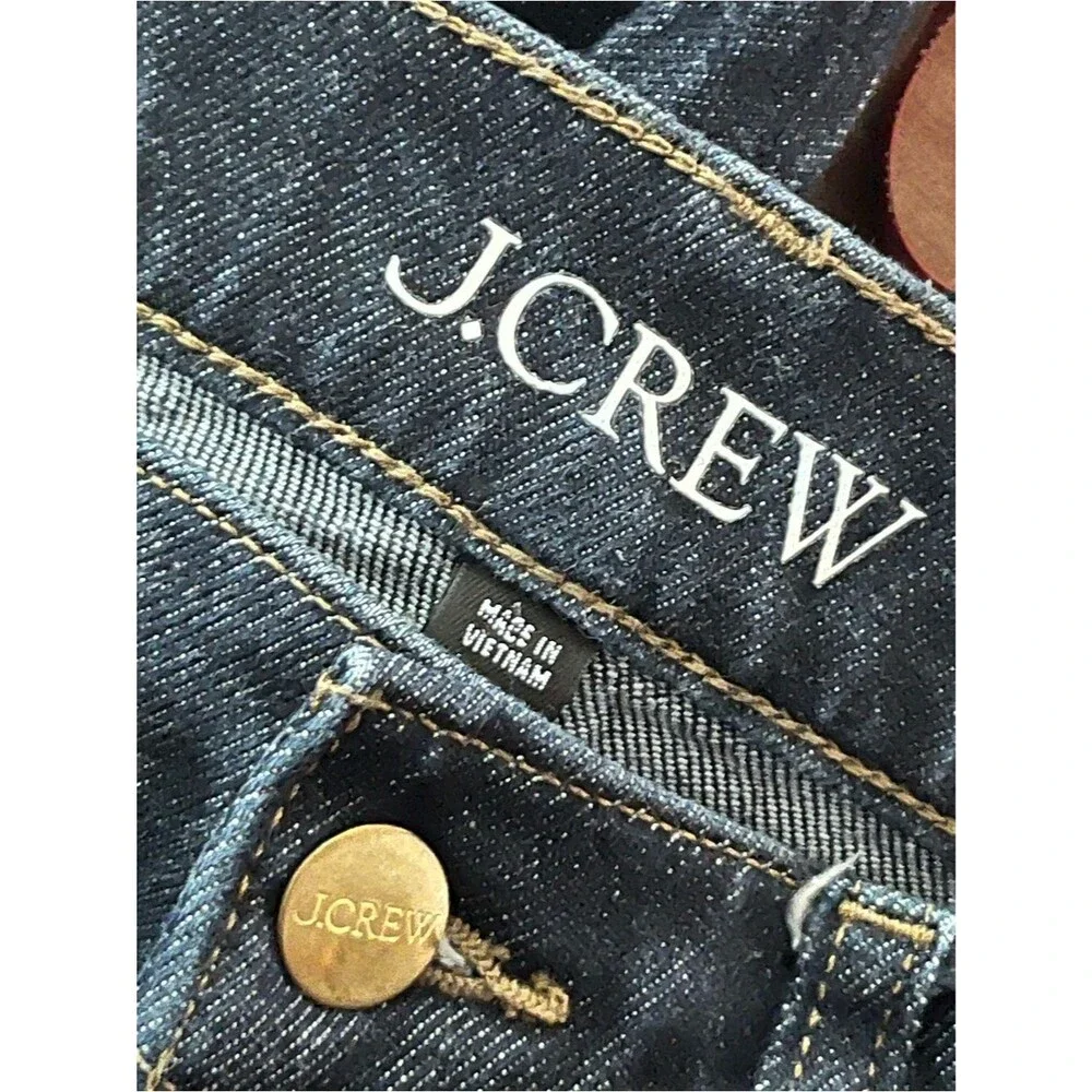 J. Crew RE-96 IDG ’96 Flare Jeans Size 28 Dark Wash Button Fly Unworn